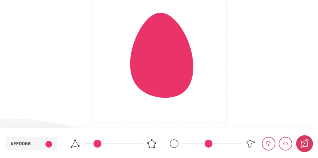 Blobmakerのトップページの画像