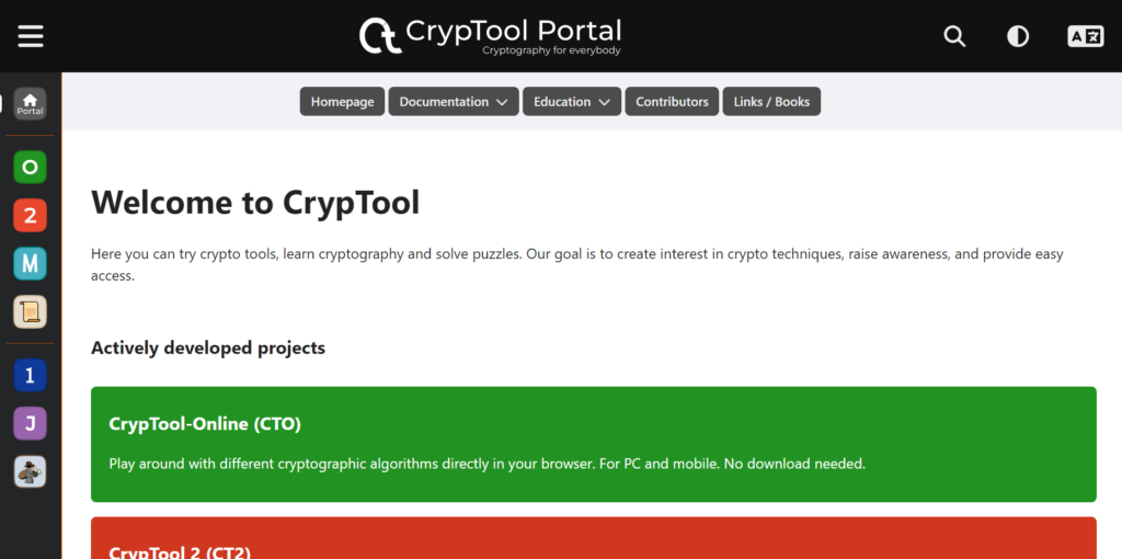 CrypTool Portalの画像